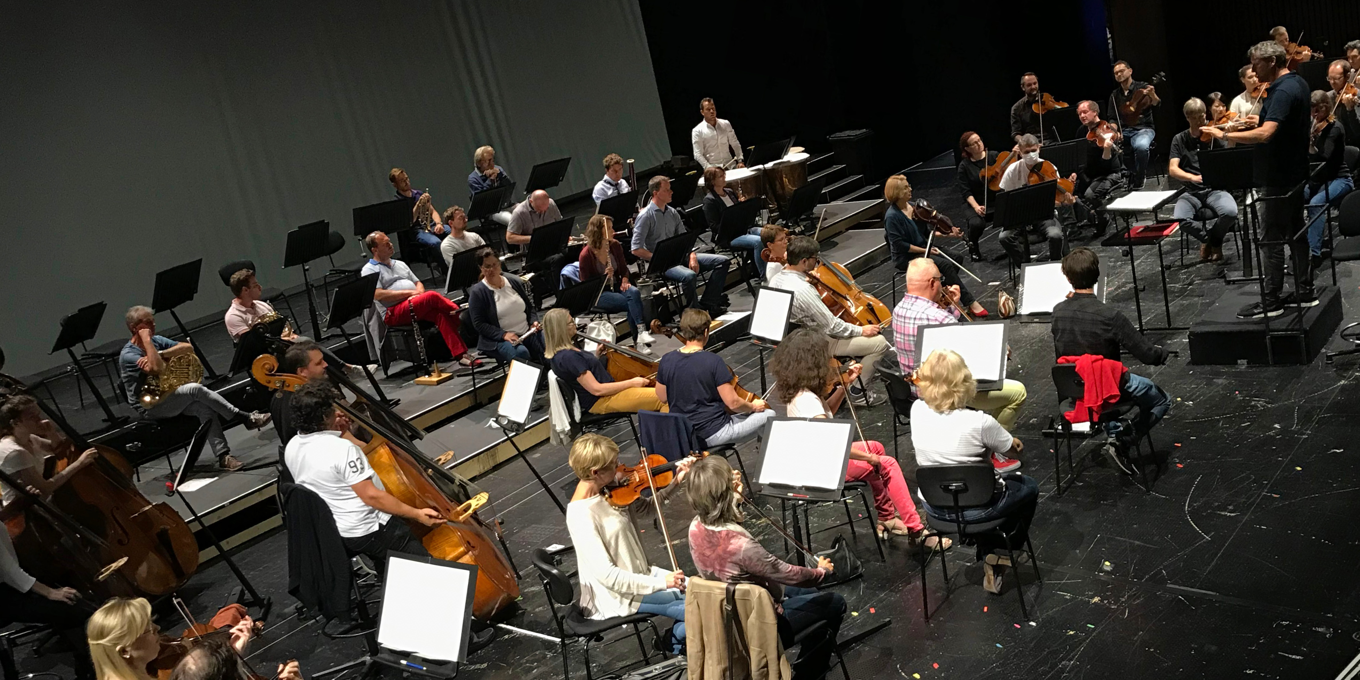 Probenstart beim Bruckner Orchester Linz
